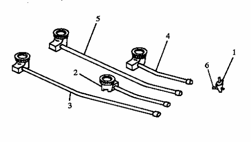Burner (rtp203/all) Diagram and Parts List for RTP306UH-P1131404NH  Caloric Cooktop