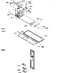 Freezer Door Diagram and Parts List for SBDE522VW-P1320305WW  Amana Refrigerator