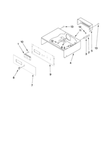 Control Panel Parts Diagram and Parts List for CWE4800ACE27  Maytag Wall Oven