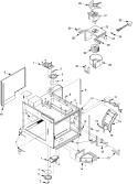 ANTENNAS, BLOWER, DUCTS, Diagram and Parts List for RC17SED P1329119M Amana Microwave