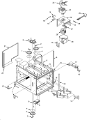 ANTENNAS, BLOWER, DUCTS, Diagram and Parts List for RC5PHBU P1327606M Amana Microwave