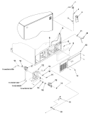 CABINET BACK Diagram and Parts List for ARS8265BC PARS8265BC1 Amana Refrigerator
