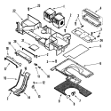 EXHAUST HOOD Diagram and Parts List for ACO1180AS  Amana Microwave
