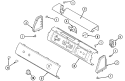 CONTROL PANEL Diagram and Parts List for ALE331RCW  Amana Dryer