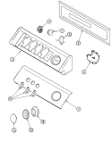 Part Location Diagram of WP27001126 Whirlpool Selector Knob