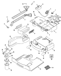 CONTROLS Diagram and Parts List for JSD2789HEW  Jenn-Air Refrigerator