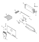 FREEZER COMPARTMENT Diagram and Parts List for ATB1915HRW  Amana Refrigerator