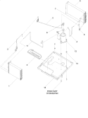 CHASSIS ASSEMBLY Diagram and Parts List for AAC242SRA PAAC242SRA0 Amana Air Conditioner