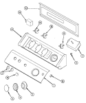 Part Location Diagram of WP22001664 Whirlpool Timer Knob Insert Cap