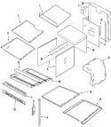 Part Location Diagram of 3807F669-51 Whirlpool SUPPORT- C