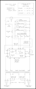 WIRING INFORMATION Diagram and Parts List for HDC21RB P1323019M Amana Microwave