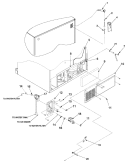 CABINET BACK Diagram and Parts List for ARS9265BB PARS9265BB1 Amana Refrigerator