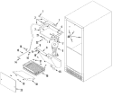 Part Location Diagram of 8534021 Whirlpool Recirculating Hose Retainer Clamp
