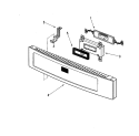 CONTROL PANEL Diagram and Parts List for JMC8127DDB  Jenn-Air Microwave