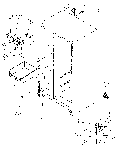 Factory Installed Ice Maker Diagram and Parts List for SX120J-P7870122W  Amana Refrigerator