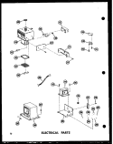 ELECTRICAL PARTS Diagram and Parts List for RC-10D P7130501M Amana Microwave