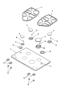Part Location Diagram of 74007983 Whirlpool RING- RETA