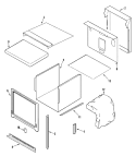 Part Location Diagram of 2624F074-51 Whirlpool TOP  OUTER