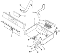 CONTROL PANEL AND INTERNAL CONTROLS Diagram and Parts List for JJW8230DDB  Jenn-Air Wall Oven