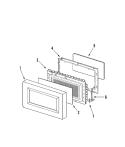 Part Location Diagram of 53001848 Whirlpool FRAME Assembly
