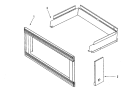 MICROWAVE TRIM & ATTACHMENTS Diagram and Parts List for JMW8330DAS  Jenn-Air Microwave Oven Combo