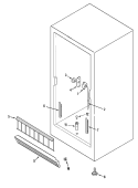 Part Location Diagram of 3-80340-105 Whirlpool Gate