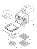 CAVITY Diagram and Parts List for AER5515QAW  Amana Range