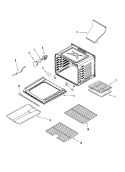 CAVITY Diagram and Parts List for AGR5725QDQ  Amana Range