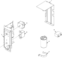 Part Location Diagram of 8215163 Whirlpool Capacitor