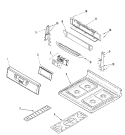 Part Location Diagram of 74009037 Whirlpool GRATE- TRI