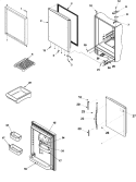 Part Location Diagram of 67003408 Whirlpool NAMEPLATE