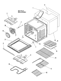 Part Location Diagram of WP7427P109-60 Whirlpool FAN ASY