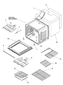 CAVITY Diagram and Parts List for MER5775QAW  Maytag Range