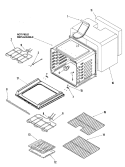 Part Location Diagram of 74009045 Whirlpool Easy Oven Rack