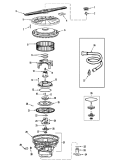 PUMP & MOTOR Diagram and Parts List for MDB6650AWS  Maytag Dishwasher