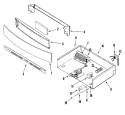 Part Location Diagram of 3807F717-51 Whirlpool SUPPORT
