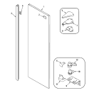 FRESH FOOD OUTER DOOR (MSD2737GRS) Diagram and Parts List for MSD2737GRS  Maytag Refrigerator
