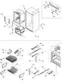 INTERIOR CABINET & FREEZER SHELVING Diagram and Parts List for SK590-2 PSK590200W0 Maytag Refrigerator