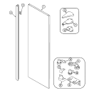 FRESH FOOD OUTER DOOR (JSD2789GES) Diagram and Parts List for JSD2789GES  Jenn-Air Refrigerator