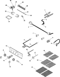 CONTROLS Diagram and Parts List for DBQ42PAD  Dynasty Smoker