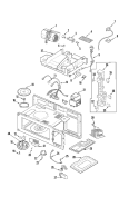 INTERNAL CONTROLS Diagram and Parts List for MMV5156ACS  Maytag Microwave