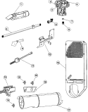 GAS CARRYING PARTS (SERIES 11) Diagram and Parts List for MCG8000AWW  Maytag Dryer