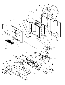 Ice And Water Cavity Diagram and Parts List for SRDE528SW-P1184901WW  Amana Refrigerator