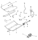 GAS CONTROLS Diagram and Parts List for JGW8130DDW  Jenn-Air Wall Oven