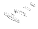CONTROL PANEL Diagram and Parts List for ADB3500AWQ  Amana Dishwasher