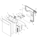 Part Location Diagram of W10167659 Whirlpool PLATE