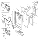 FOUNTAIN (GS2728GEHQ) Diagram and Parts List for GS2728GEHQ  Maytag Refrigerator