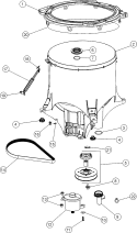 Part Location Diagram of 25001017 Whirlpool P  CLIP