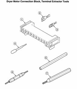 Harness Assy Diagram and Parts List for LTZA9AWN0902  Speed Queen Washer Dryer Combo