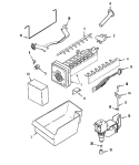 OPTIONAL ICE MAKER KIT - UKI1500AXX Diagram and Parts List for ATB2132ARU  Amana Refrigerator